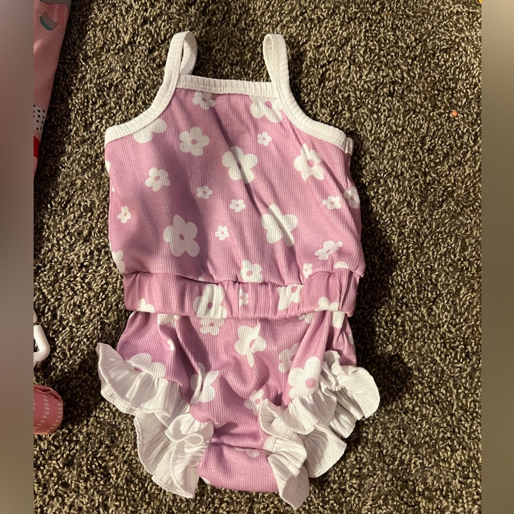 Floral Baby Romper